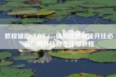教程辅助“AGpoker辅助器透视挂开挂必备”附开挂脚本详细教程