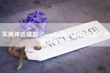 实测神器辅助“wepoker私人局辅助挂”开挂详细教程