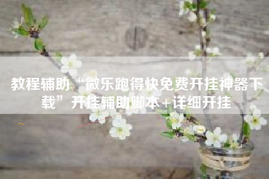 教程辅助“微乐跑得快免费开挂神器下载”开挂辅助脚本+详细开挂