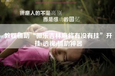 教程辅助“微乐吉林麻将有没有挂	”开挂(透视)辅助神器