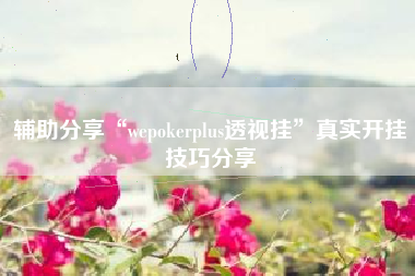 辅助分享“wepokerplus透视挂”真实开挂技巧分享
