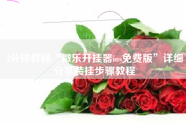 3分钟教程“微乐开挂器ios免费版”详细分享装挂步骤教程