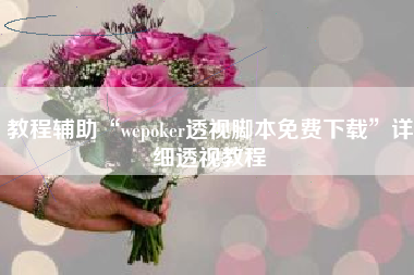 教程辅助“wepoker透视脚本免费下载	”详细透视教程