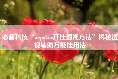 必备科技“wepoker开挂透视方法”揭秘透视辅助万能挂用法